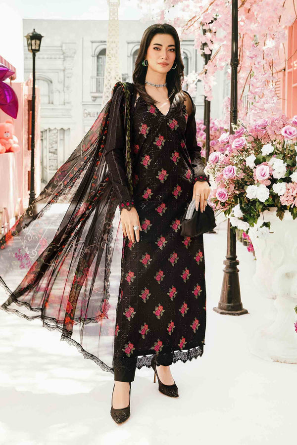 3 Piece Embroidered Lawn Suit | MPT-2601-B
